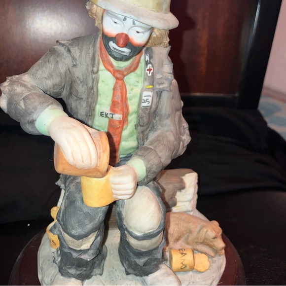 Emmet Kelly Jr “Dining Out” with Dog - Multicolor Limited Edition - Picture 2 of 6